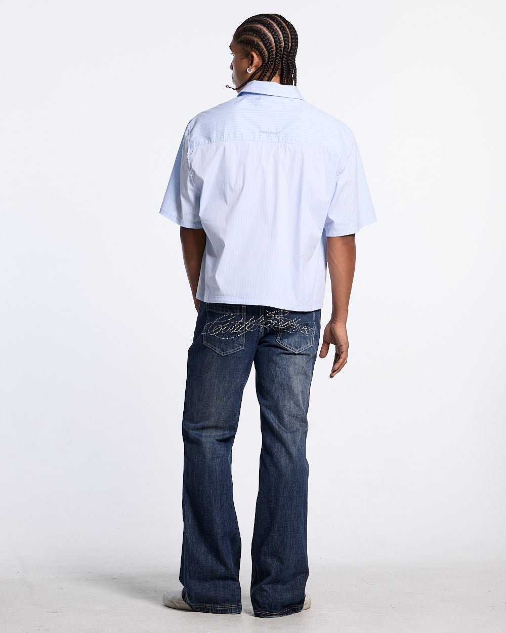 BLING BOOTCUT RAW DENIM - Cold Culture