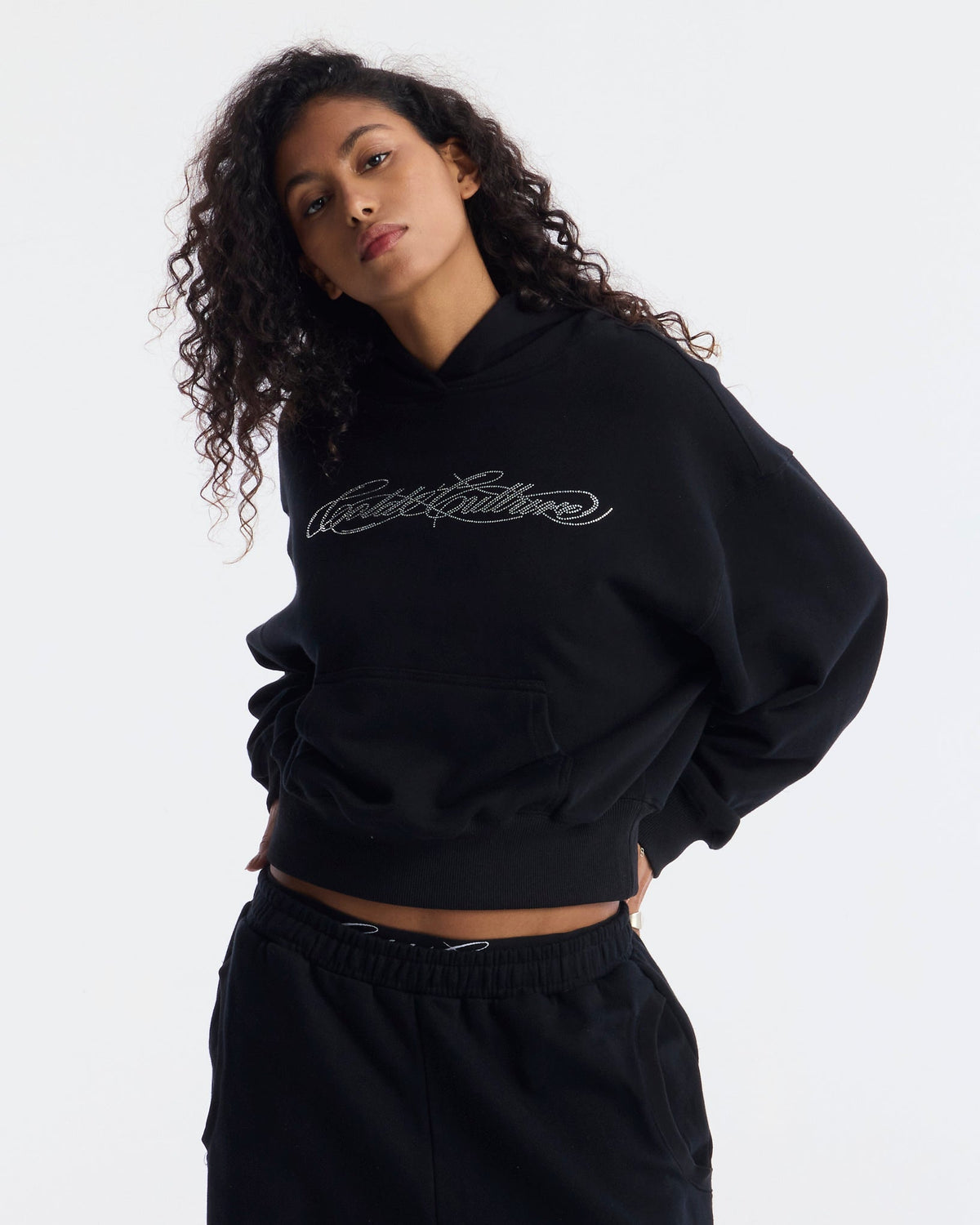 BLING HOODIE BLACK - Cold Culture