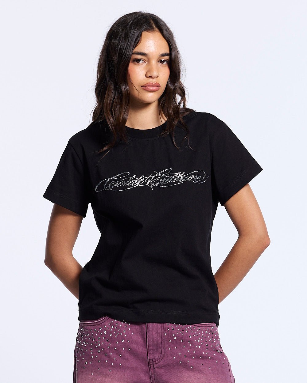 BLING REGULAR TEE BLACK - Cold Culture #woman