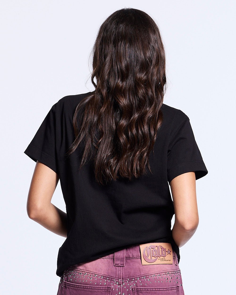 BLING REGULAR TEE BLACK - Cold Culture