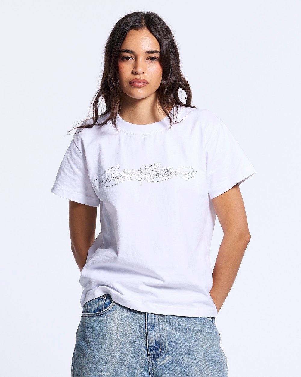 BLING REGULAR TEE WHITE - Cold Culture #woman