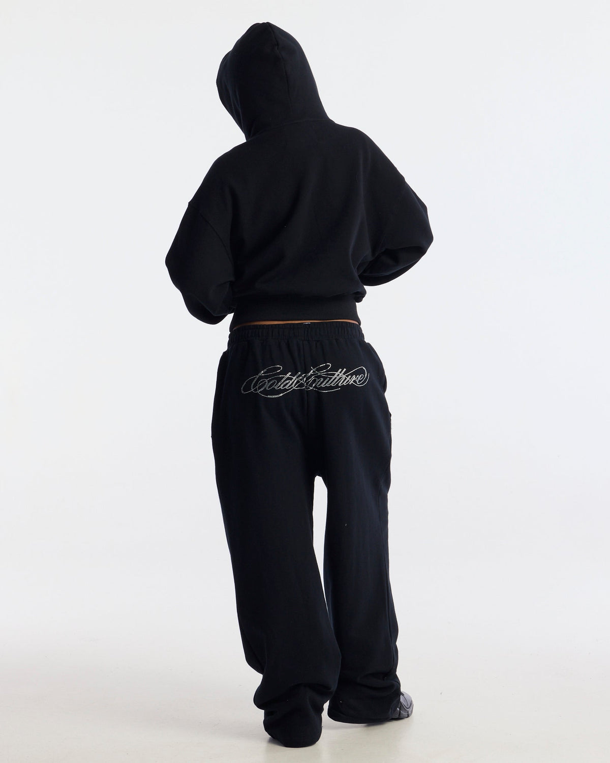 BLING SWEATPANTS BLACK - Cold Culture