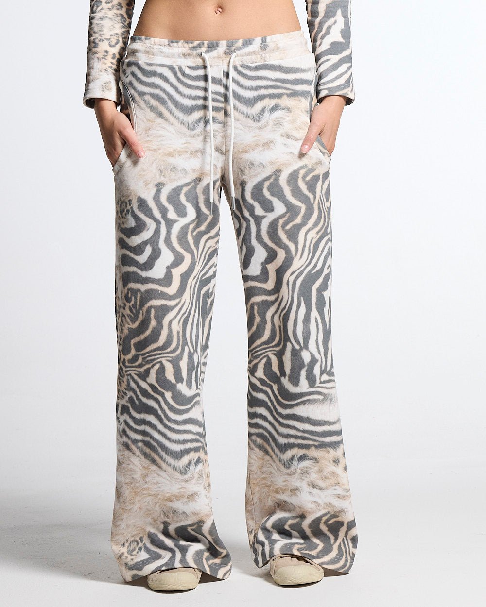 BLING SWEATPANTS LEOPARD - Cold Culture
