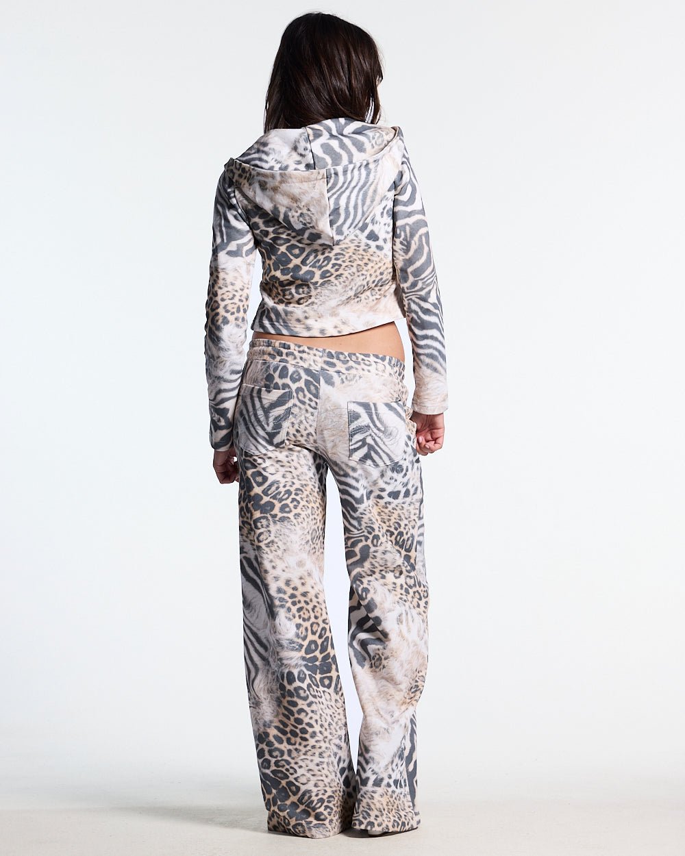 BLING SWEATPANTS LEOPARD - Cold Culture