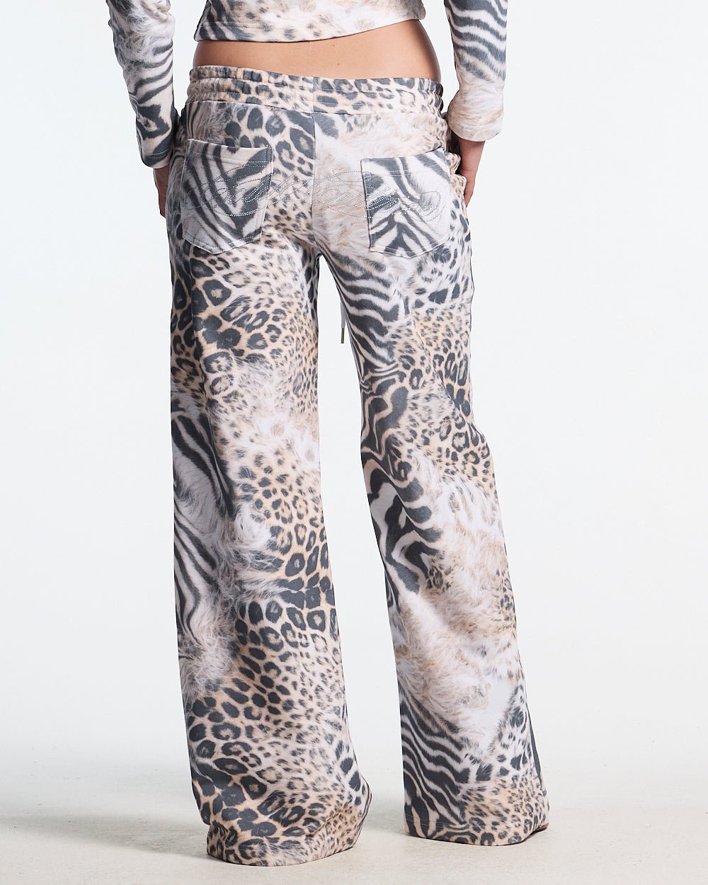 BLING SWEATPANTS LEOPARD - Cold Culture