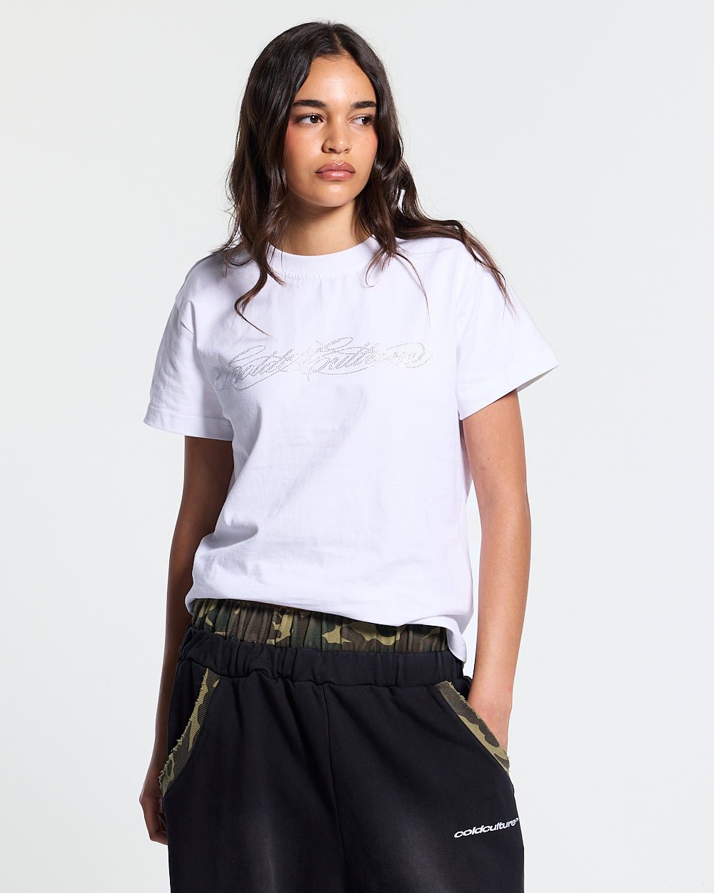 BLING TEE WHITE - Cold Culture