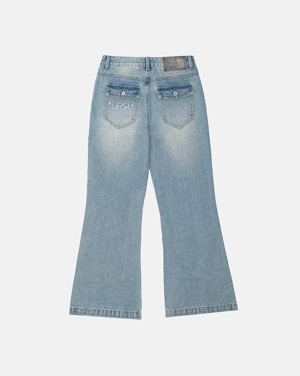BLURRED V5 BOOTCUT PANTS LIGHT DENIM - Cold Culture