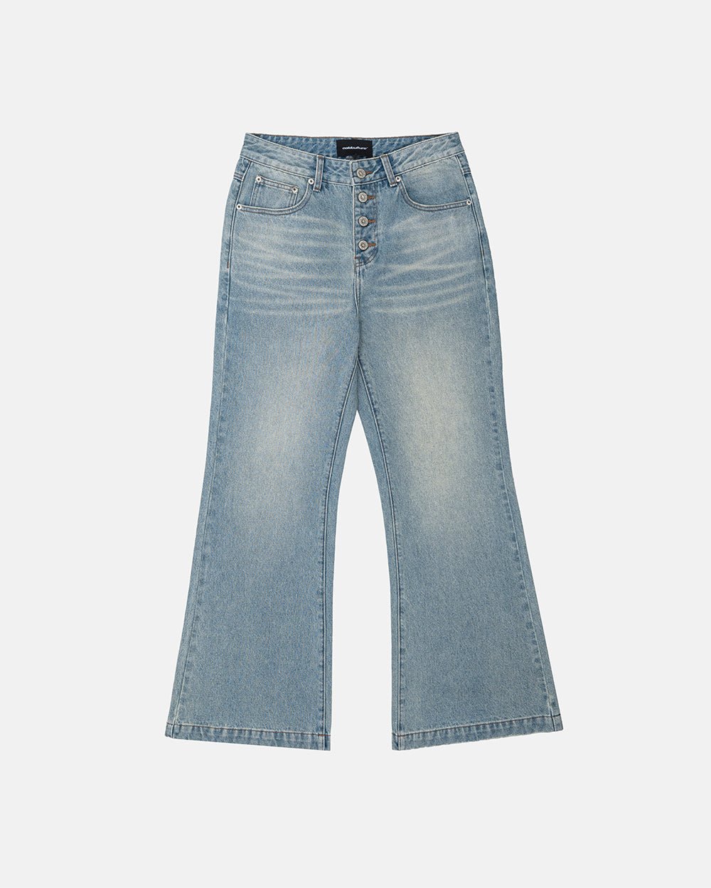 BLURRED V5 BOOTCUT PANTS LIGHT DENIM - Cold Culture