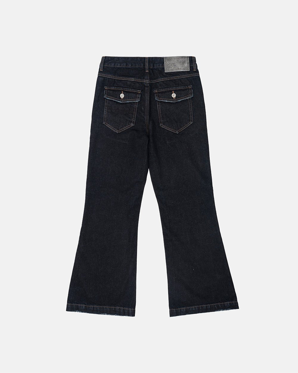 BLURRED V5 BOOTCUT PANTS RAW DENIM - Cold Culture