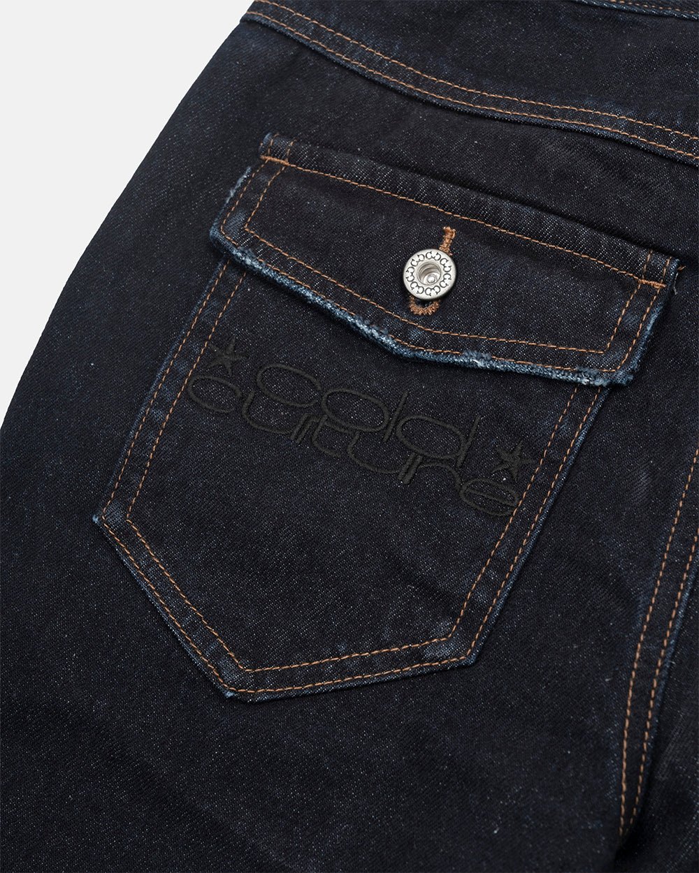 BLURRED V5 BOOTCUT PANTS RAW DENIM - Cold Culture