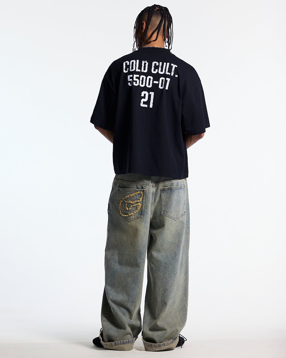 BOARDING TEE BLACK - Cold Culture