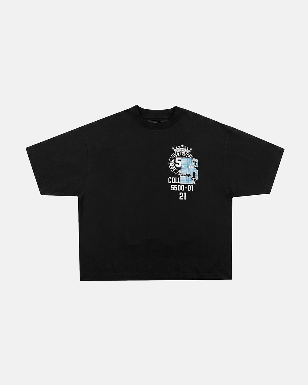 BOARDING TEE BLACK - Cold Culture