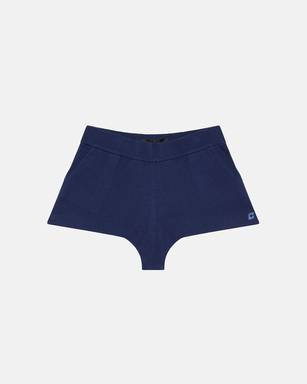 BODY LANGUAGE KNITTED SHORT BLUE - COLD CULTURE