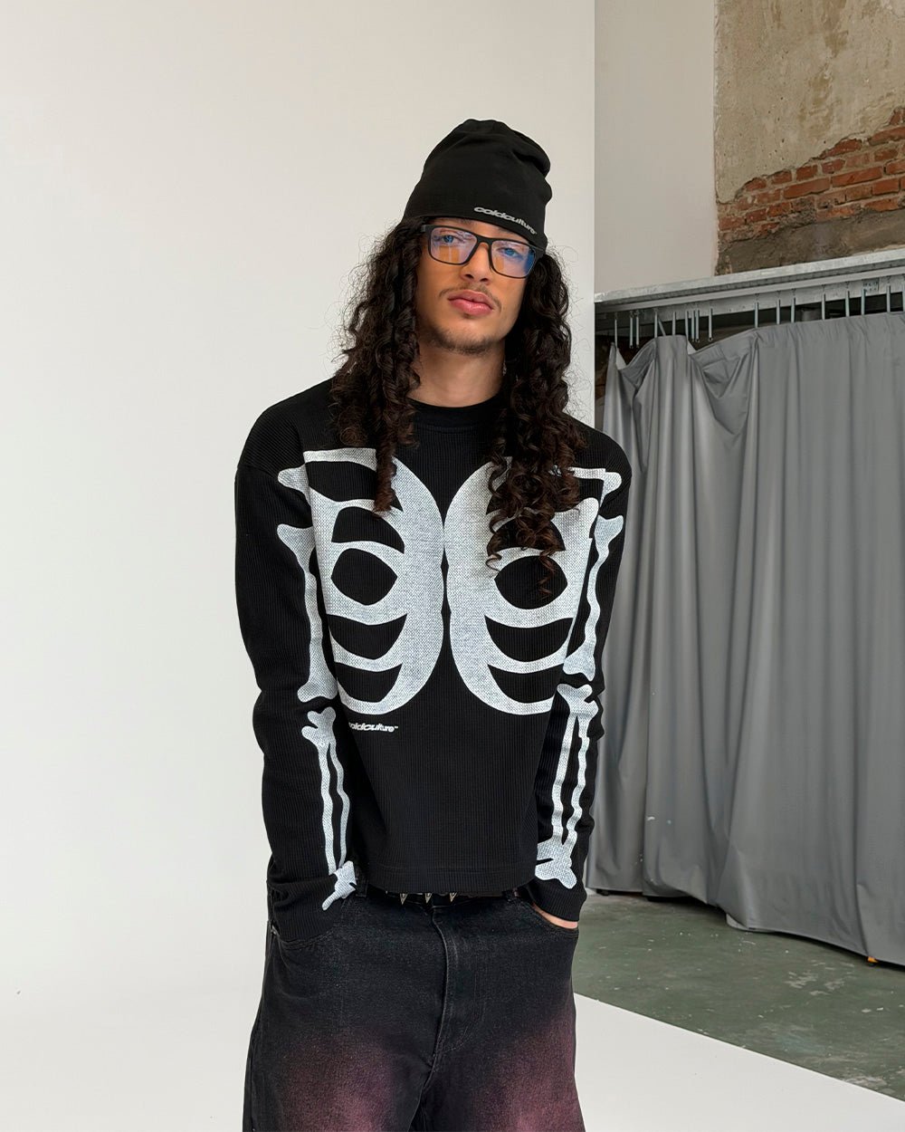 BONEY LONGSLEEVE BLACK - Cold Culture