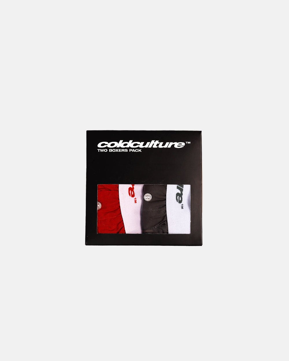BOXERS ORIGINAL PACK VIVID RED/BROWN - COLD CULTURE