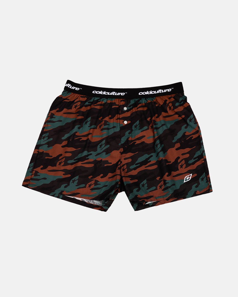 BOXERS WILD PACK CAMO GREEN/LEOPARD - COLD CULTURE