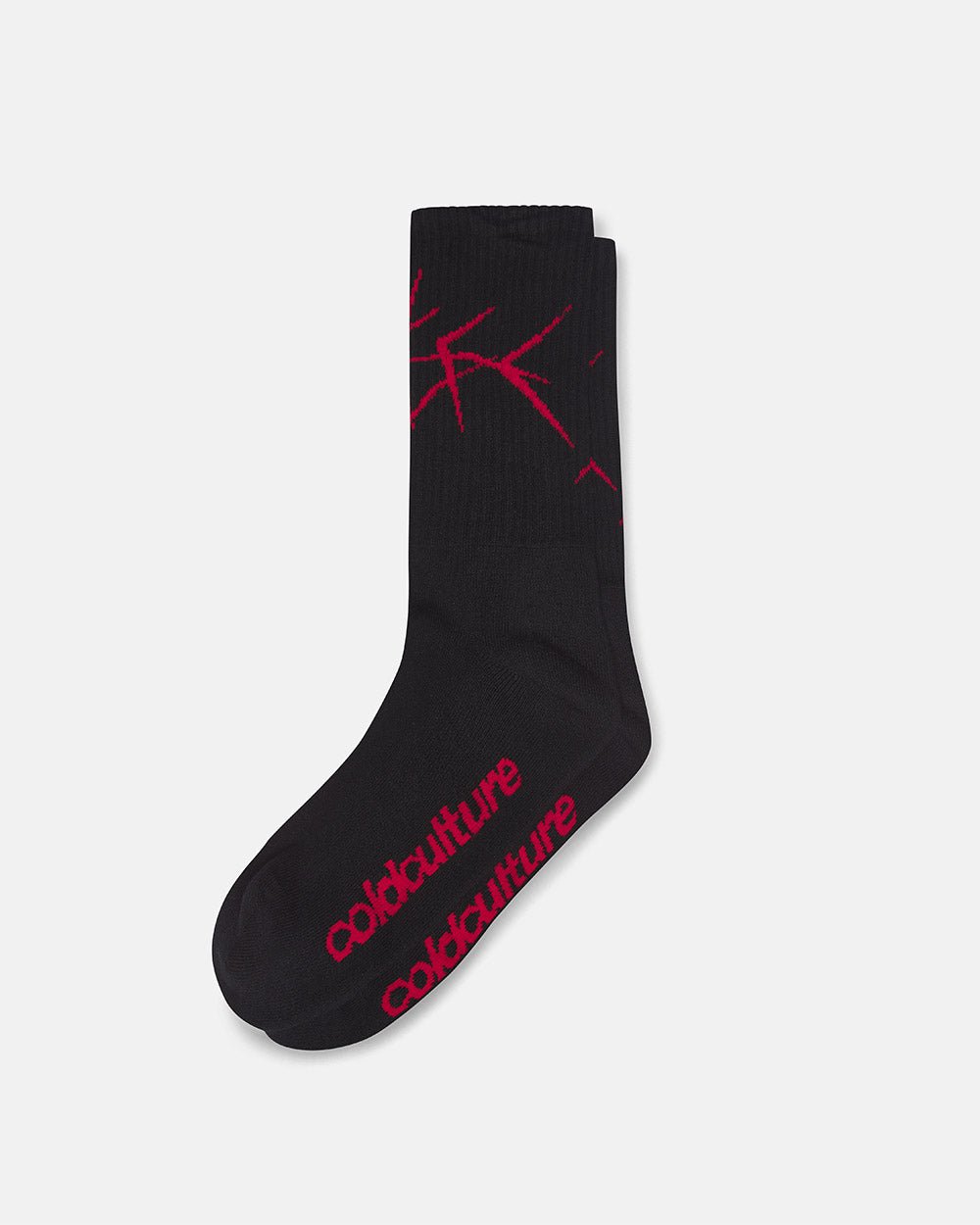 BRAMBLES SOCKS BLACK & RED - Cold Culture
