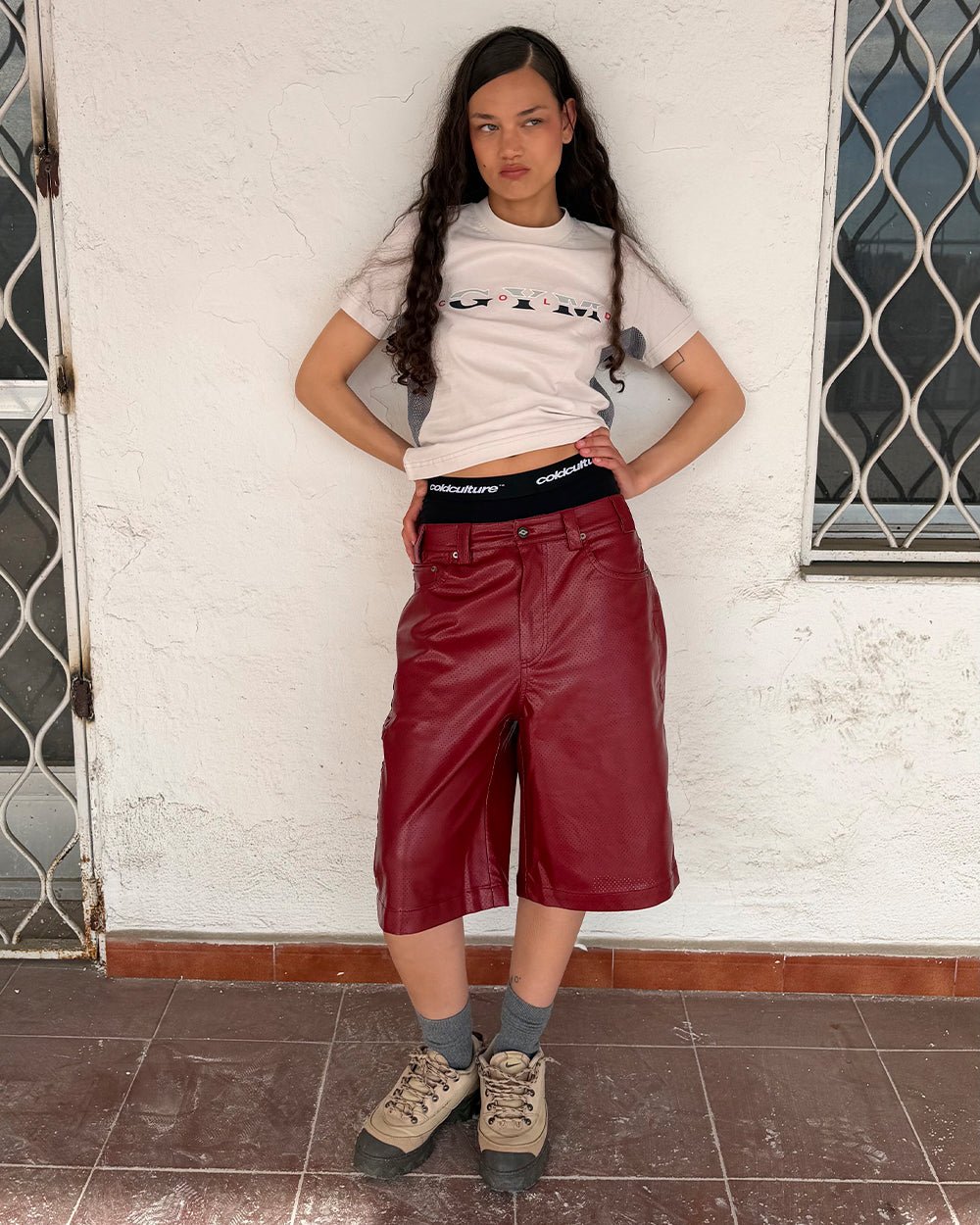 BRAVE SHORT BURGUNDY - Cold Culture