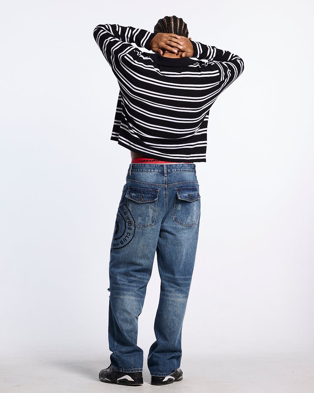 BREAKOUT KNIT POLO BLACK - Cold Culture