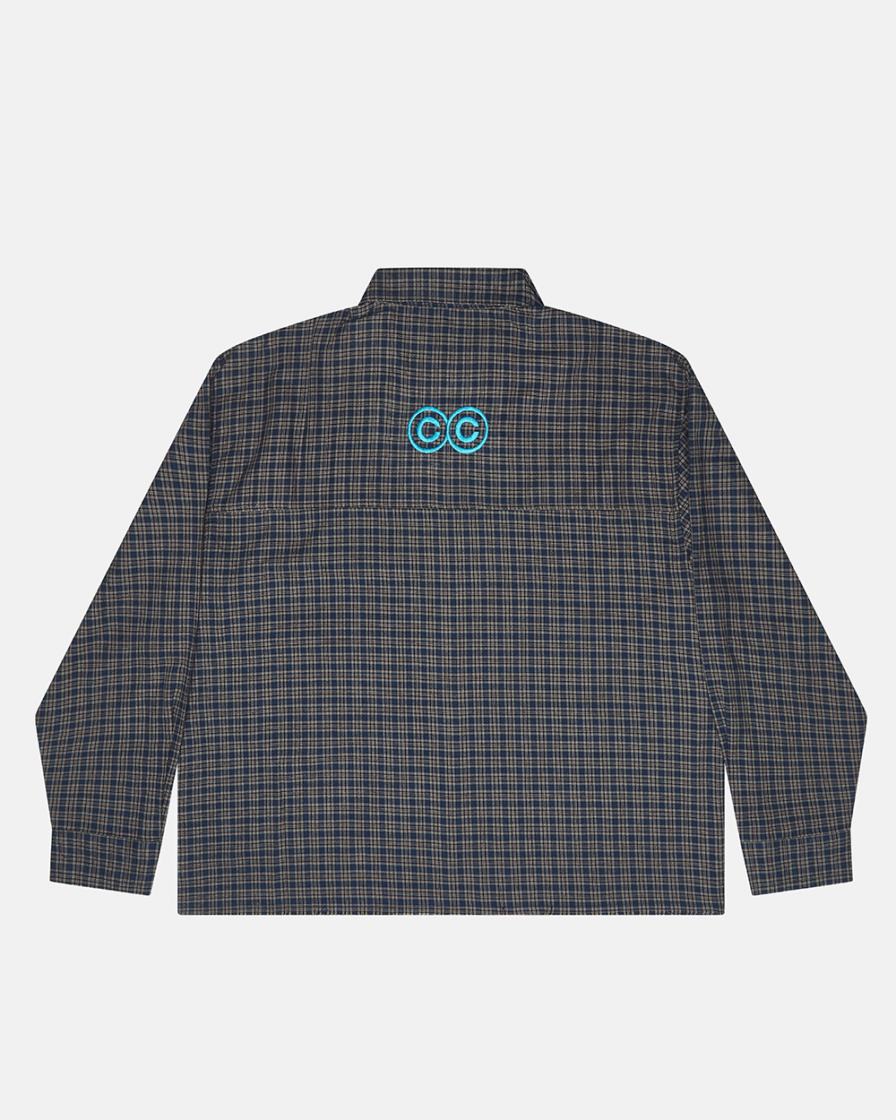 BRICK LANE SHIRT BLUE SQUARE - Cold Culture