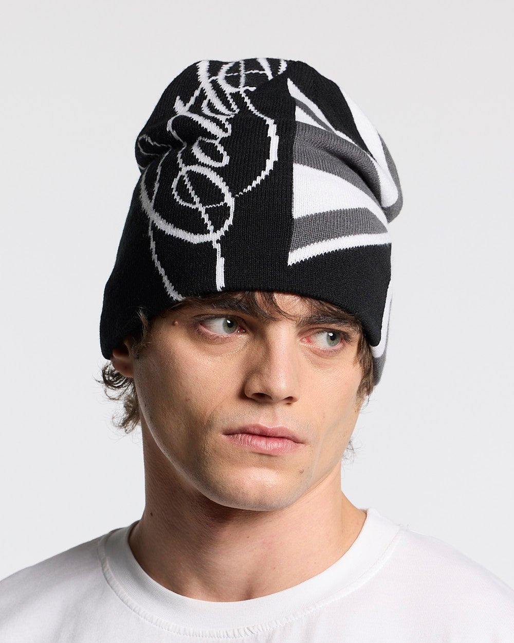BRIGHTON BEANIE BLACK & GREY - Cold Culture