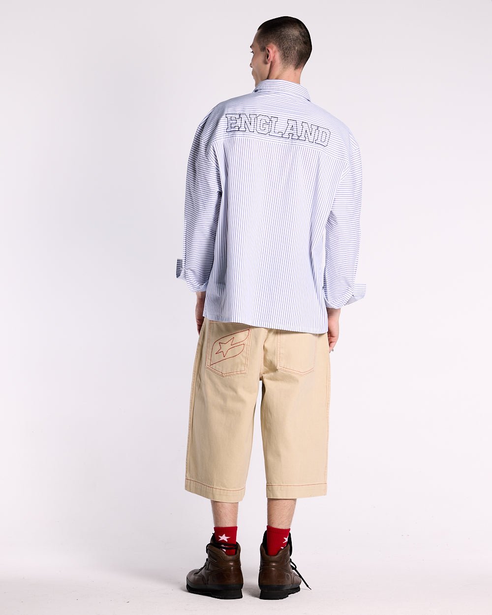 BRIGHTON SHIRT NAVY AND WHITE - COLD CULTURE