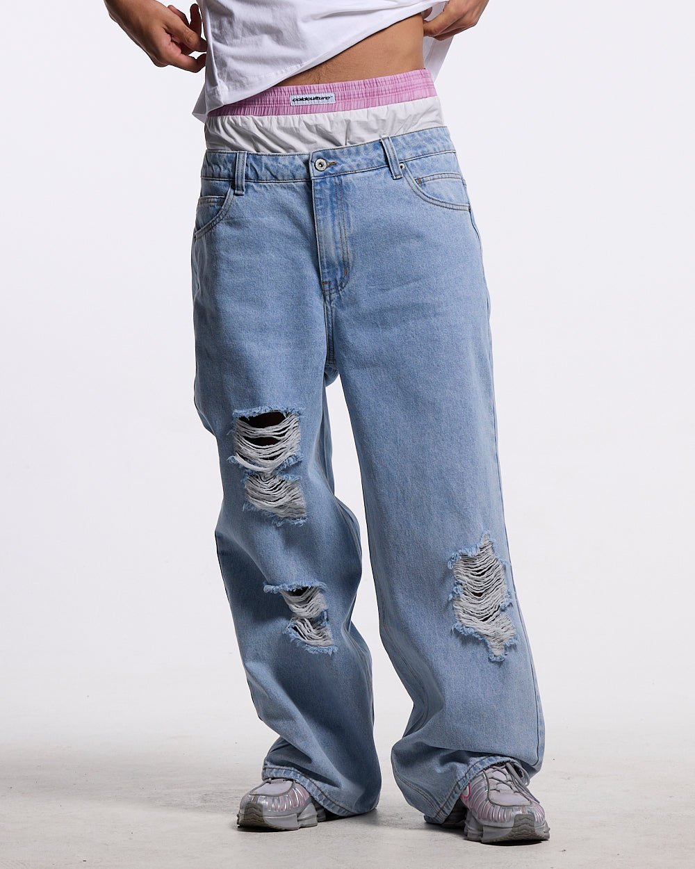 BUD V2 PANTS LIGHT BLUE DENIM - Cold Culture