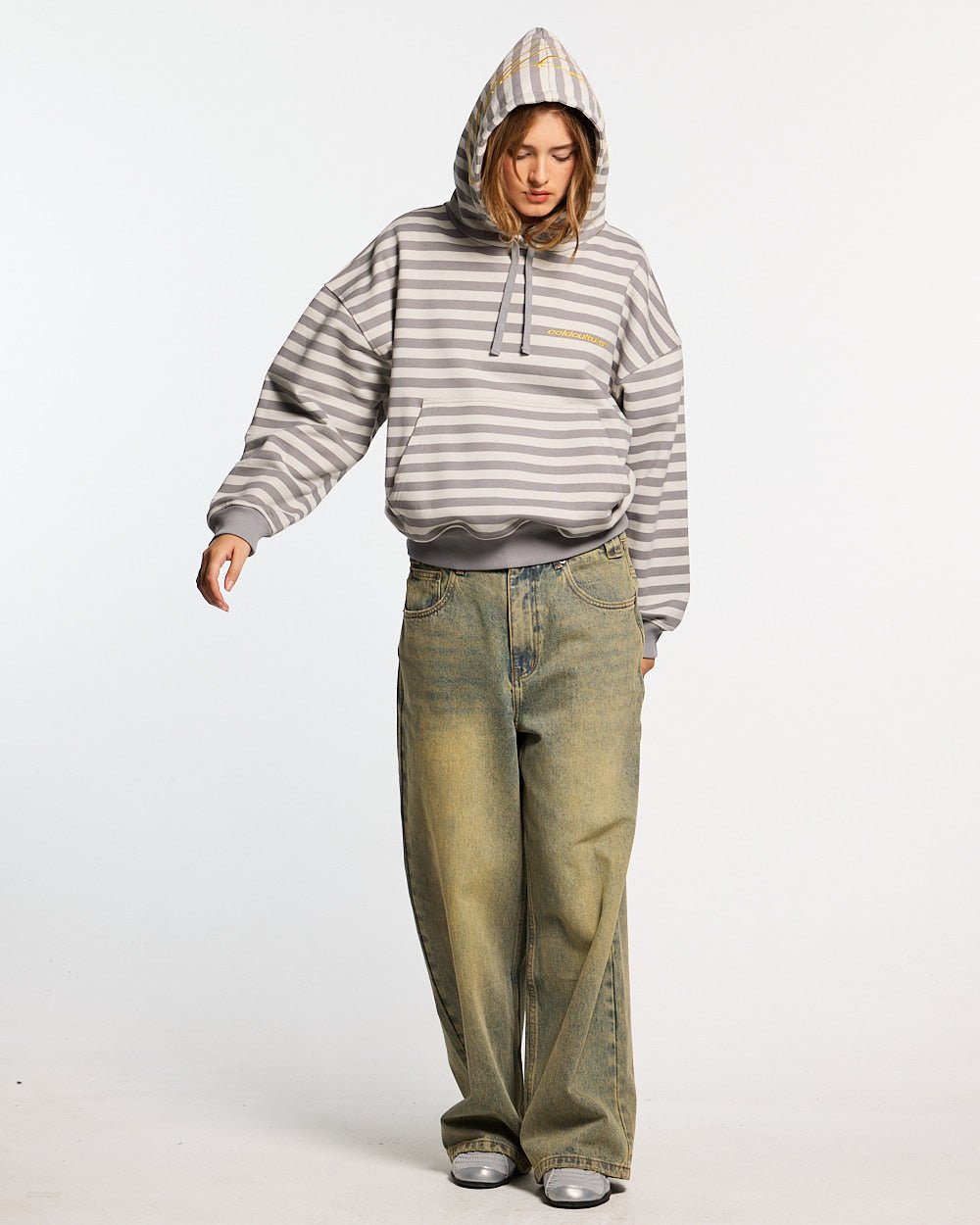 BUMBLE BEE HOODIE DARK GREY - Cold Culture