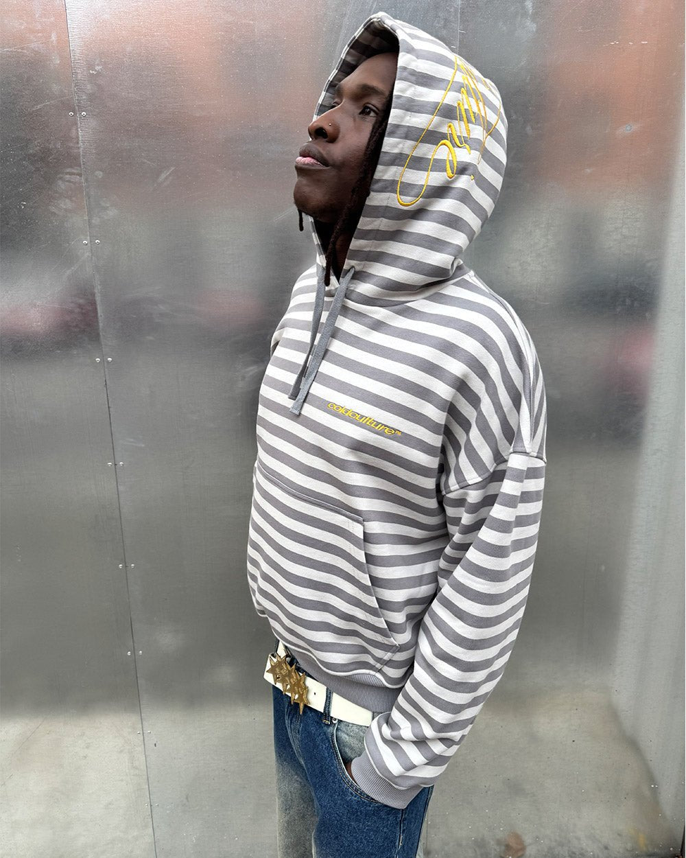 BUMBLE BEE HOODIE DARK GREY - Cold Culture