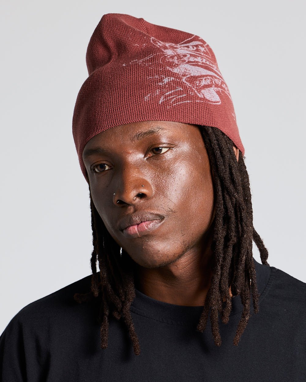 BURN ICONS BEANIE BROWN - Cold Culture