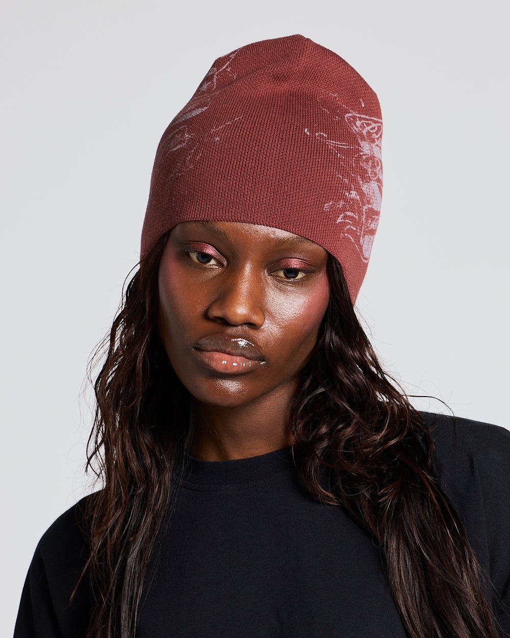 BURN ICONS BEANIE BROWN - Cold Culture