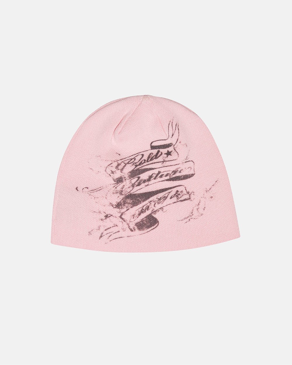 BURN ICONS BEANIE PINK - Cold Culture