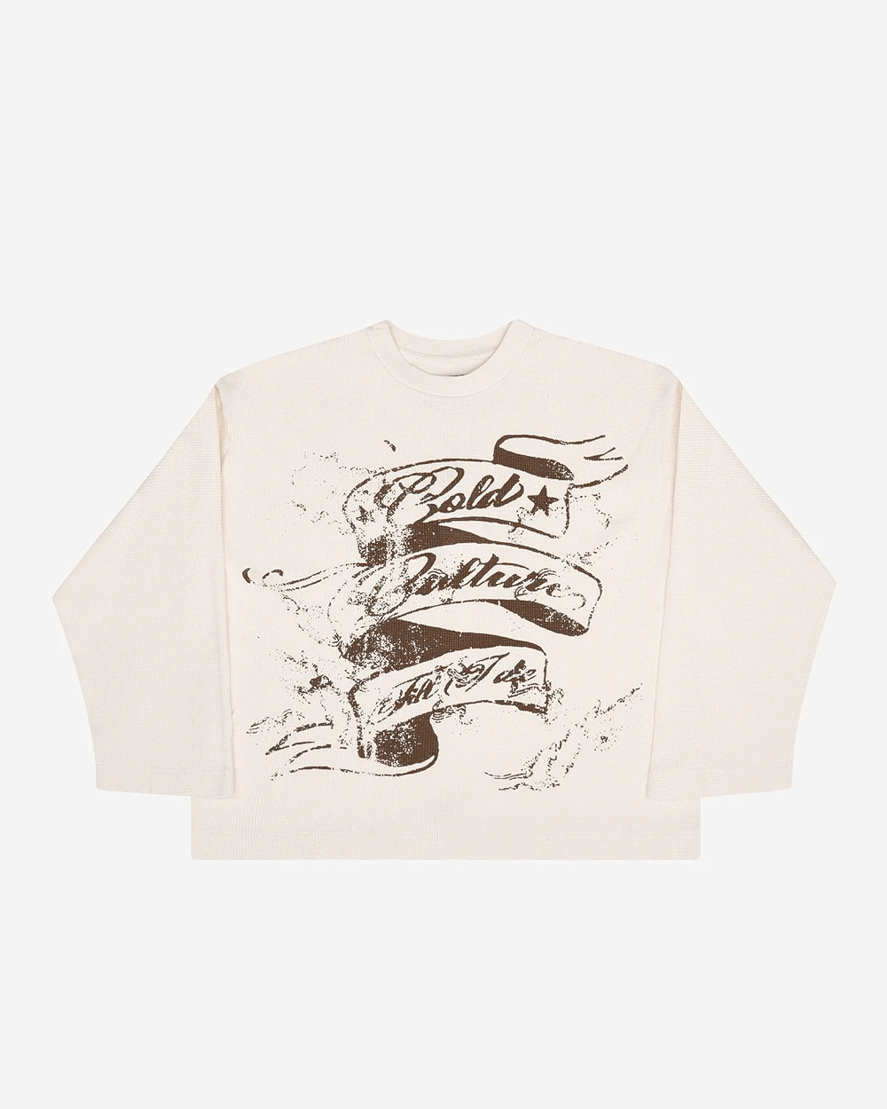 BURNT ICONS LONGSLEEVE OFF WHITE - Cold Culture