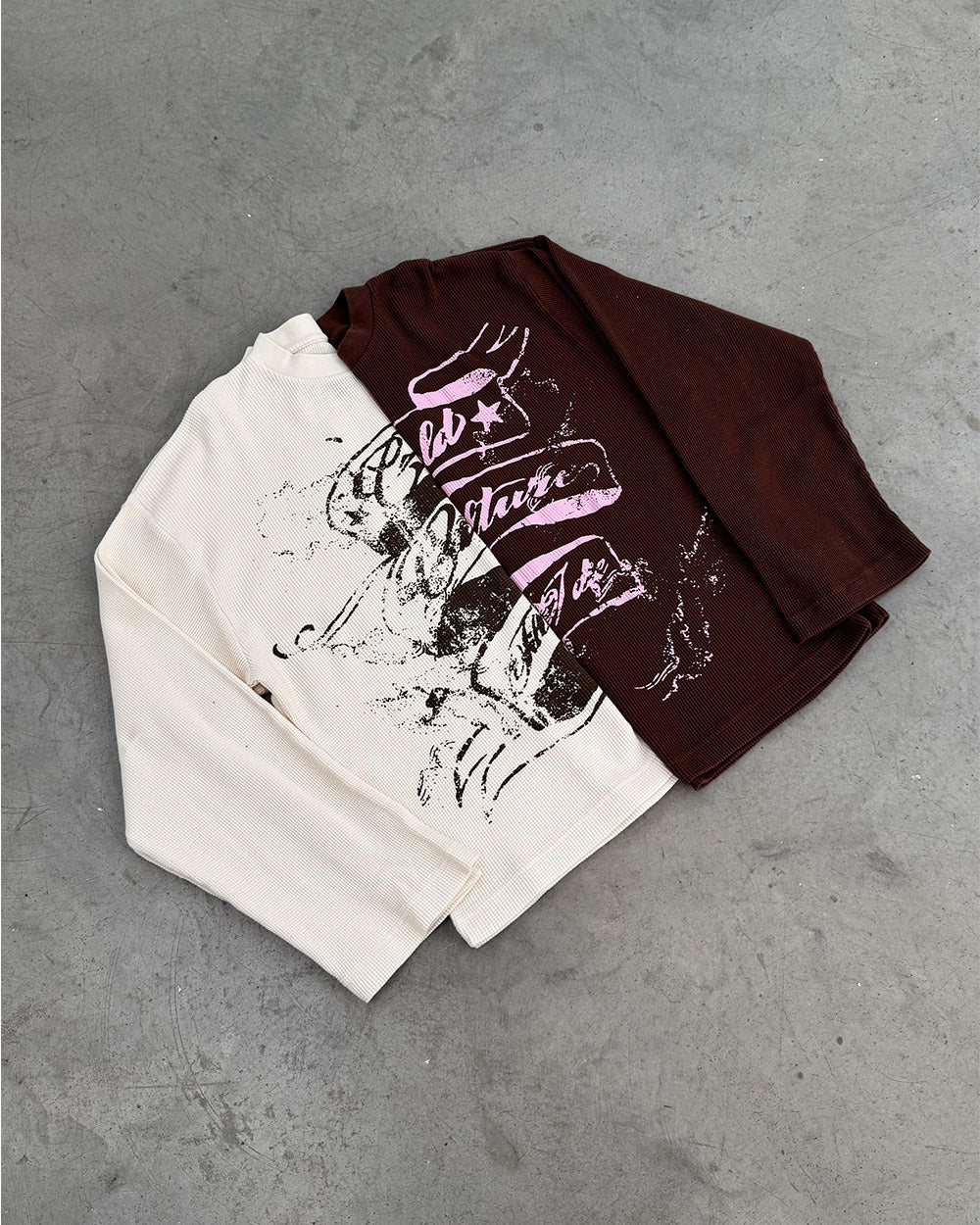 BURNT ICONS LONGSLEEVE OFF WHITE - Cold Culture