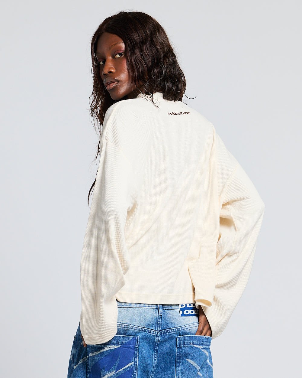 BURNT ICONS LONGSLEEVE OFF WHITE - Cold Culture