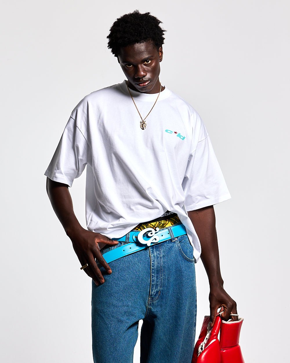 C CURL BELT BLUE - COLD CULTURE