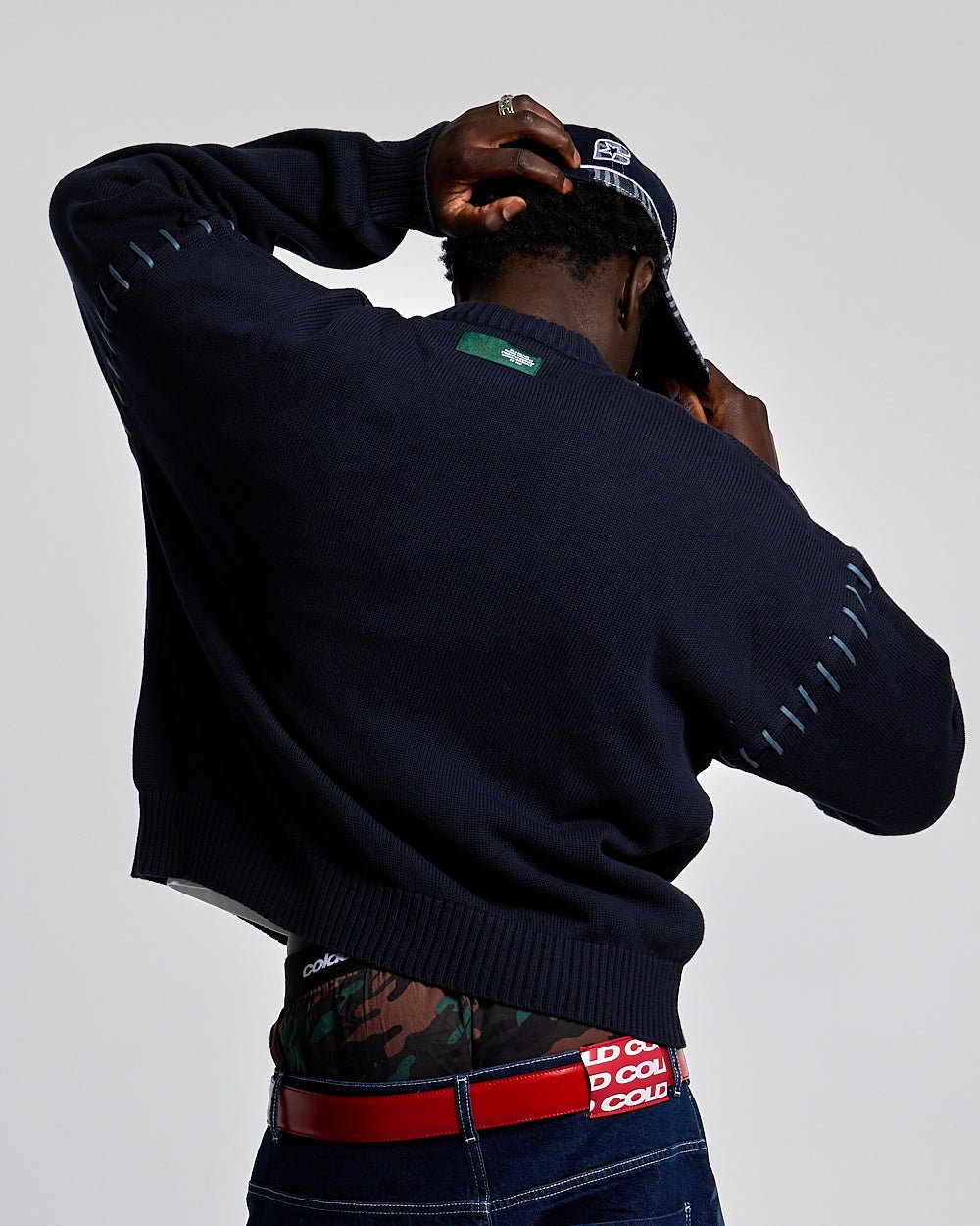 C KNIT BLUE - COLD CULTURE