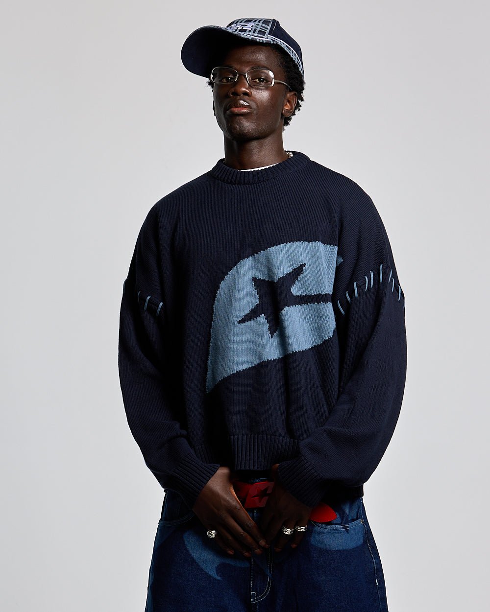 C KNIT BLUE - COLD CULTURE