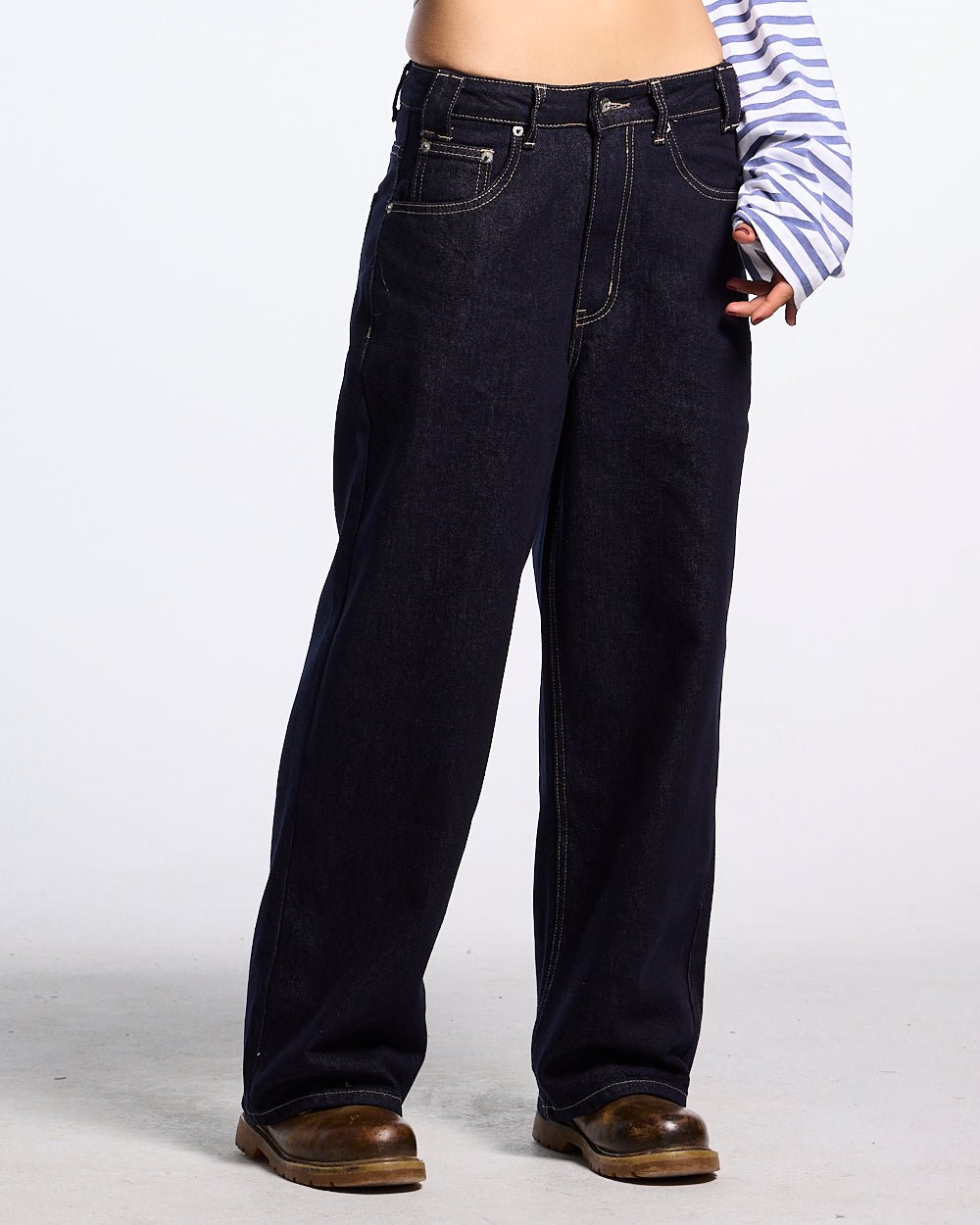 C V2 DIRTY PANTS RAW DENIM - Cold Culture