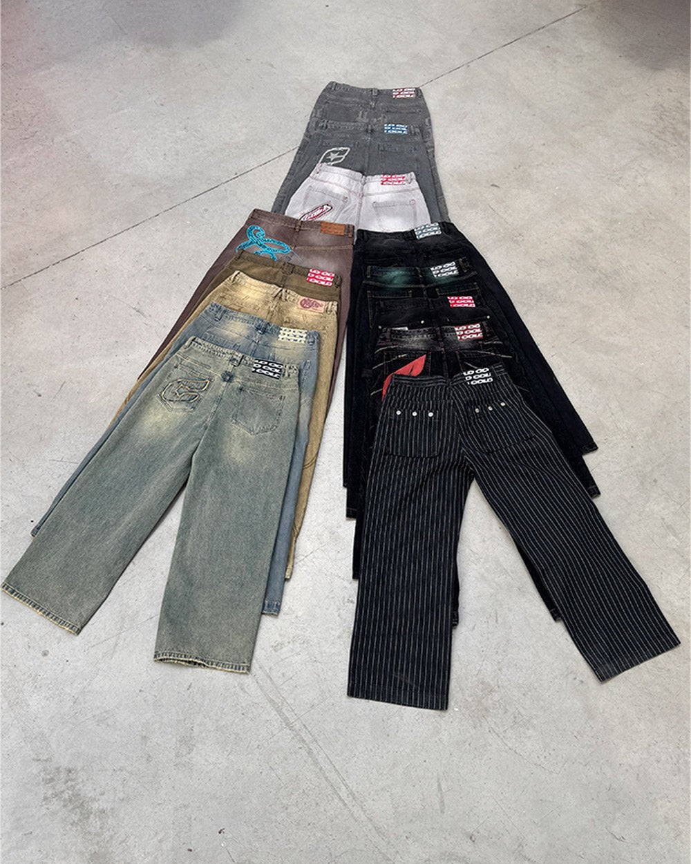 C V2 PANTS DIRTY LIGHT DENIM - Cold Culture