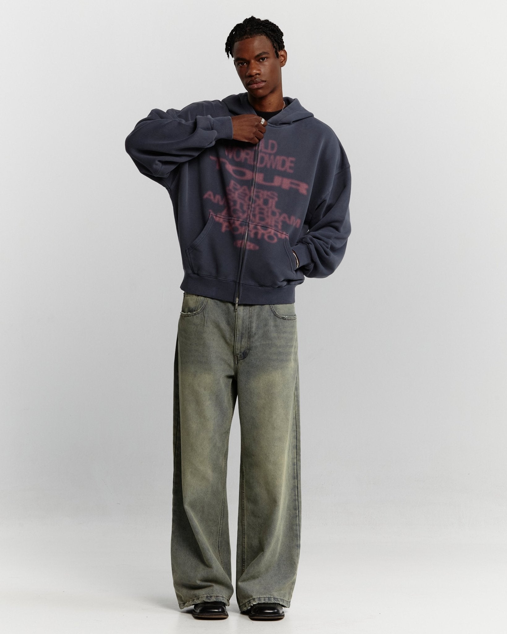 C V2 PANTS DIRTY LIGHT DENIM - Cold Culture