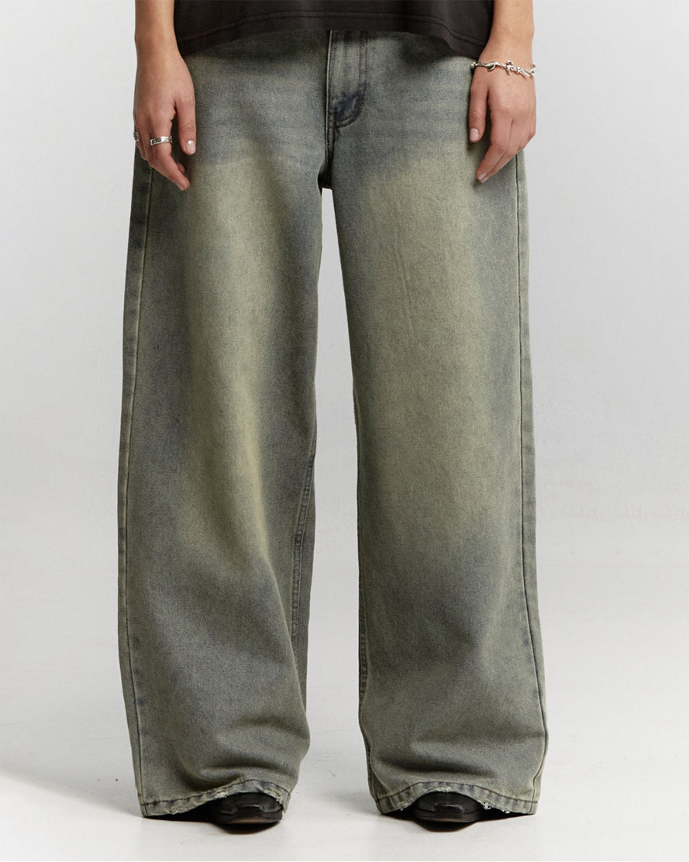 C V2 PANTS DIRTY LIGHT DENIM - COLD CULTURE