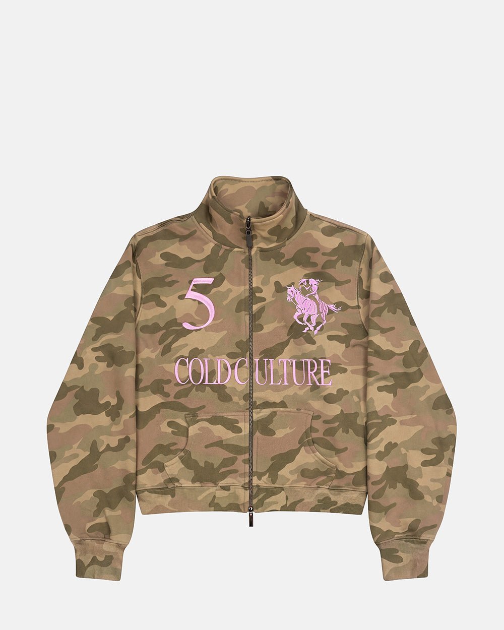 CAMO CLUB ZIP HOODIE CAMO - Cold Culture