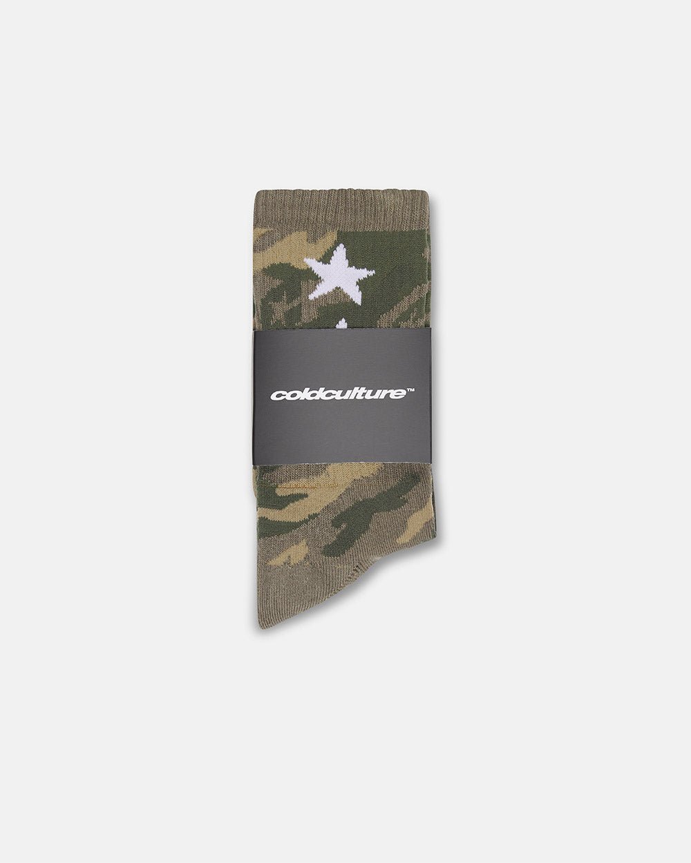 CAMO SOCKS DARK GREEN - Cold Culture