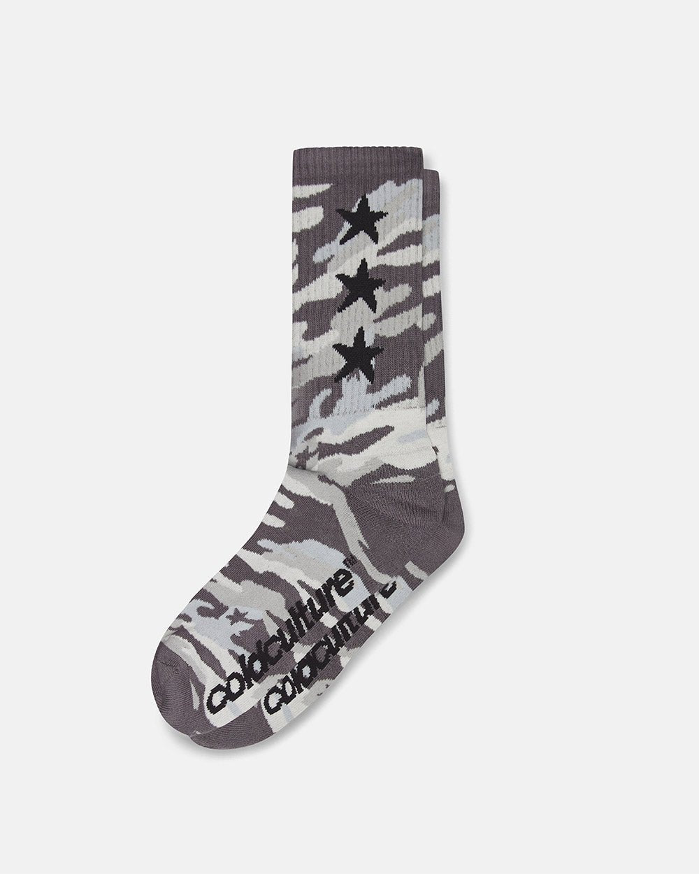 CAMO SOCKS GREY - Cold Culture