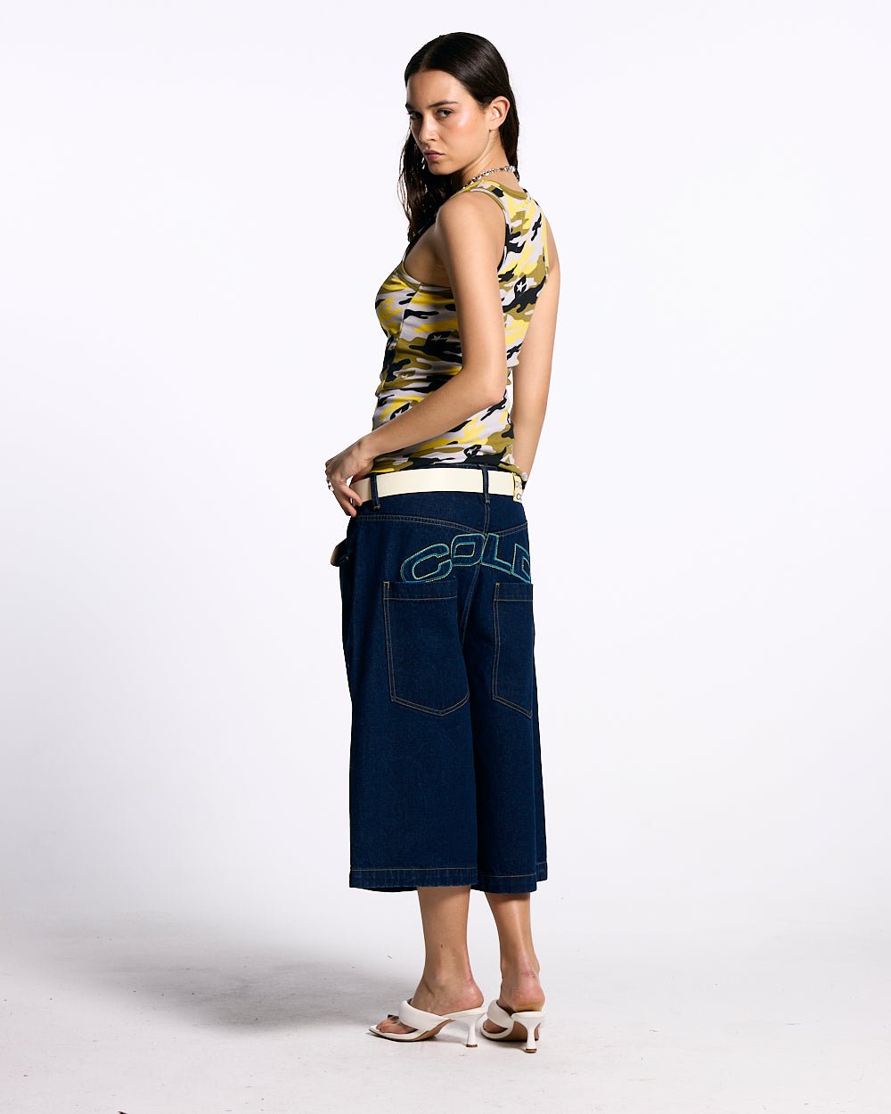 CAMO TANK TEE YELLOW - COLD CULTURE