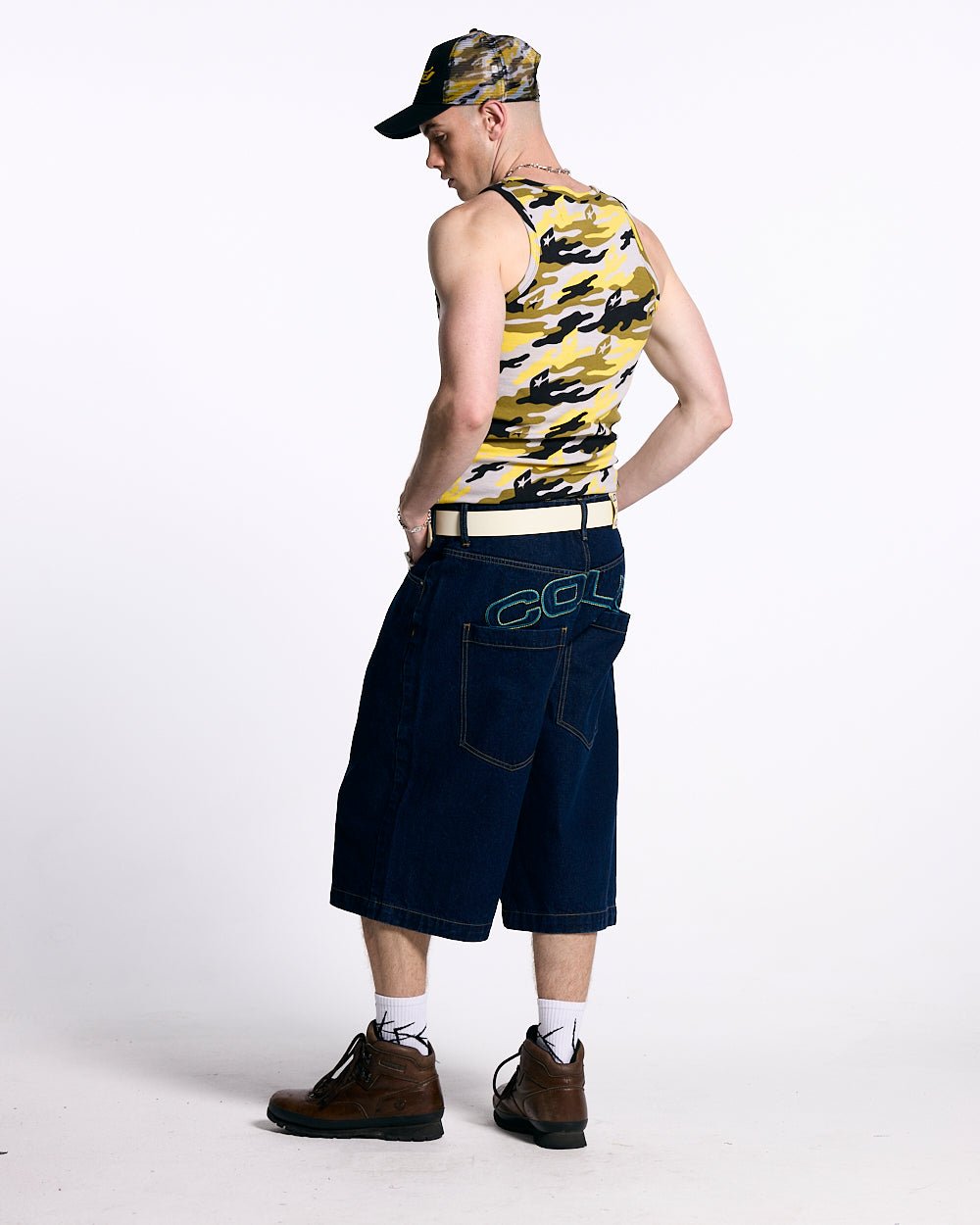 CAMO TANK TEE YELLOW - COLD CULTURE