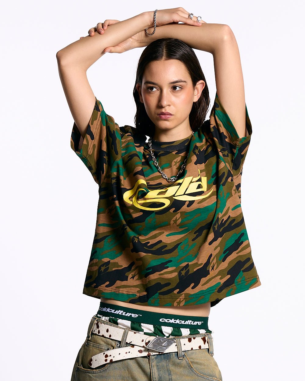 CAMO TEE GREEN - COLD CULTURE
