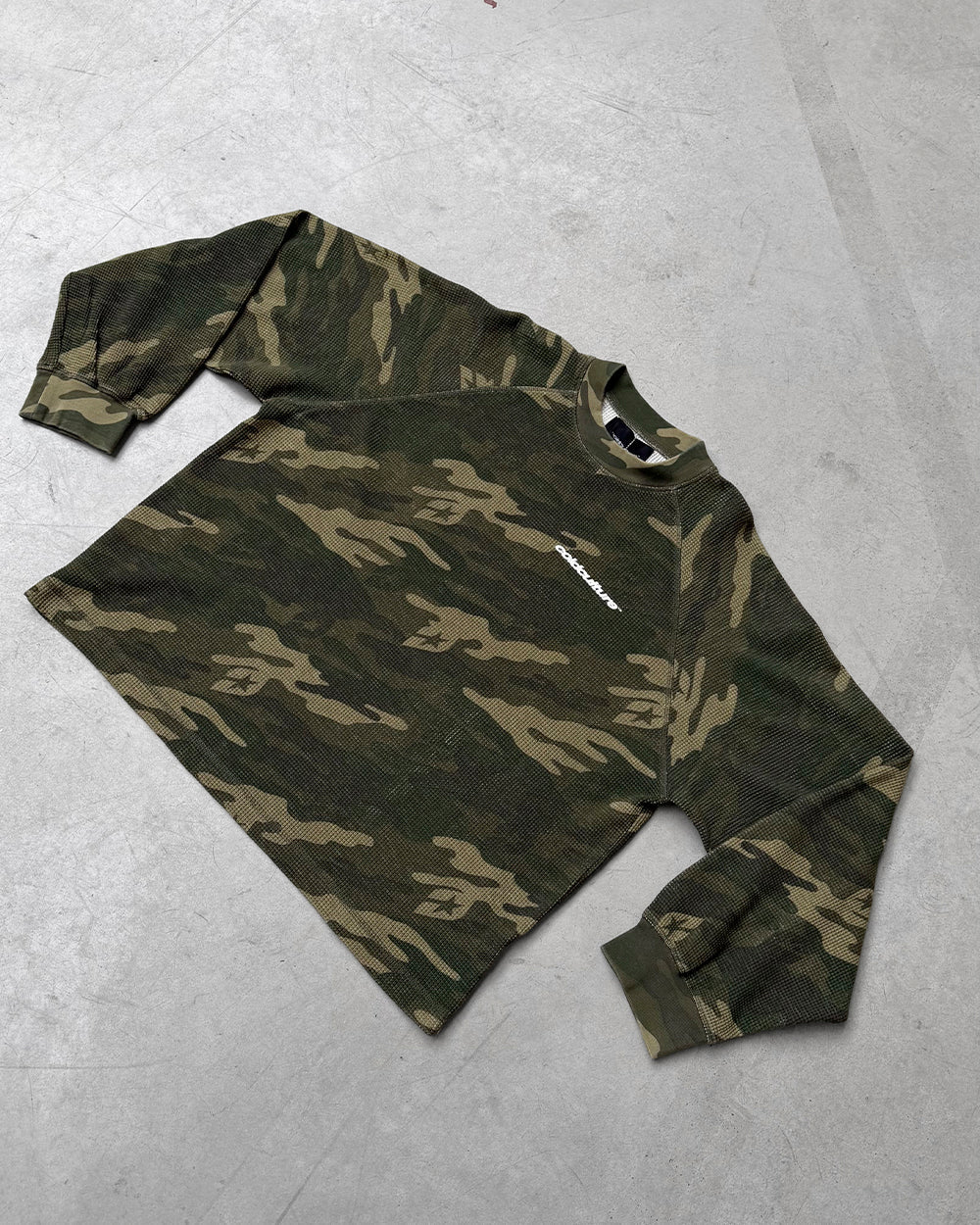 CAMO THERMAL LONGSLEEVE TEE GREEN - Cold Culture