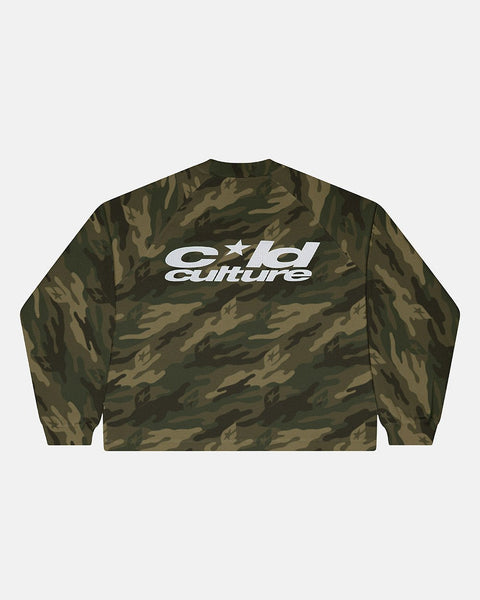 CAMO THERMAL LONGSLEEVE TEE GREEN